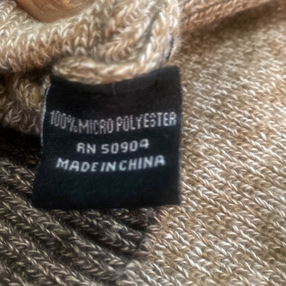 Mens Pronti brown and tan sweater size 4X. Gently worn, in great condition - Picture 8 of 9